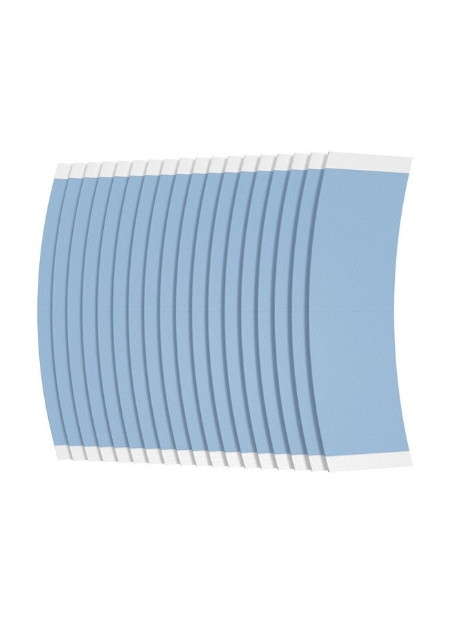 Sunshine Tape Premium Blue Liner Lace Front Hold Wig Tape | 108 Pieces | Double Sided Hair Strips for Toupee | Strong Waterproof Hold | Made in USA (108, Back Curve)