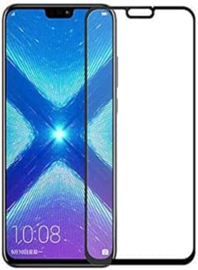 OR Huawei Honor 8X 5D Full Glass Screen Protector - Black Frame