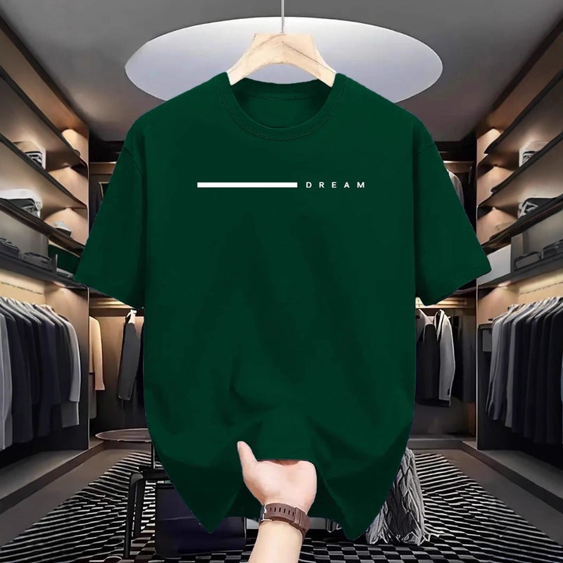 Trendy Brand Short-Sleeved Ins Pure Cotton Men'S Printed T-Shirt Trendyy Men'S And Women'S Versatile Round Neck T-Shirt For Men - Image 4