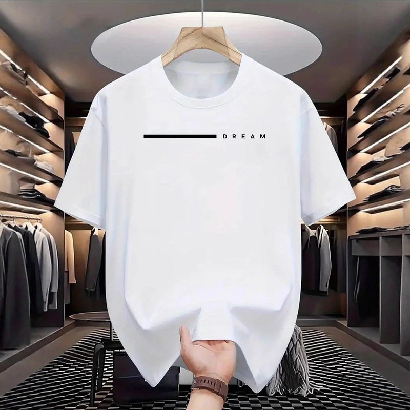 Trendy Brand Short-Sleeved Ins Pure Cotton Men'S Printed T-Shirt Trendyy Men'S And Women'S Versatile Round Neck T-Shirt For Men - Image 5