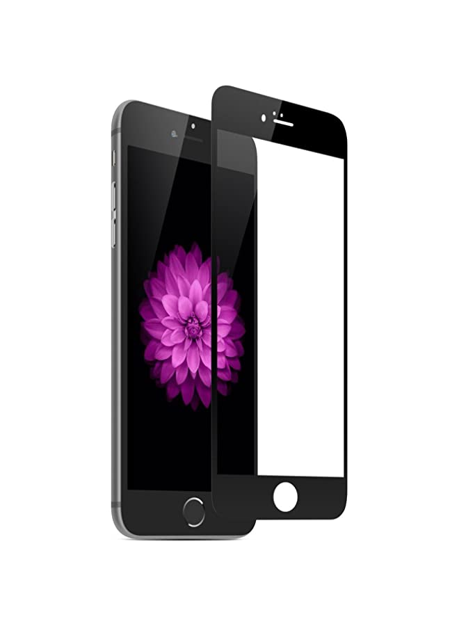 vesus Apple iPhone 7 Plus / 8 Plus Screen Protector Glass Full Glue Edge To Edge Screen Guard for Apple iPhone 7 Plus / 8 Plus (Black)