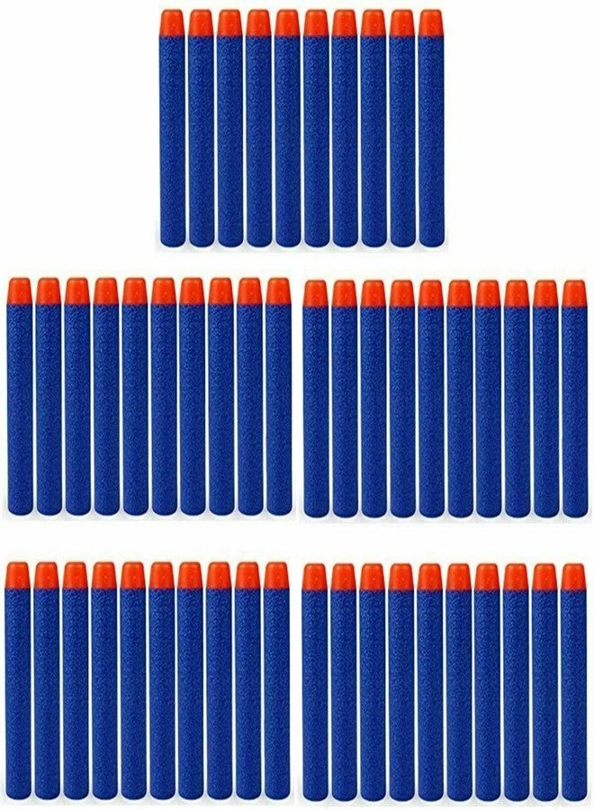 SOJUFOG Refill Darts Bullets Compatible with Nerf Guns N-Strike Elite Series Blaster, 100Pcs Nerf Bullet Refill Darts Ammo Premium Foam Bullets Pack (100 Blue) - Image 5
