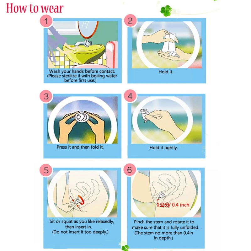 Menstrual Cup: Size S Pink Medical Grade Silicone - Soft Flexible Design Reusable Period Cup for Active Women, Swimming Overnight Hiking Daily Use - Image 4