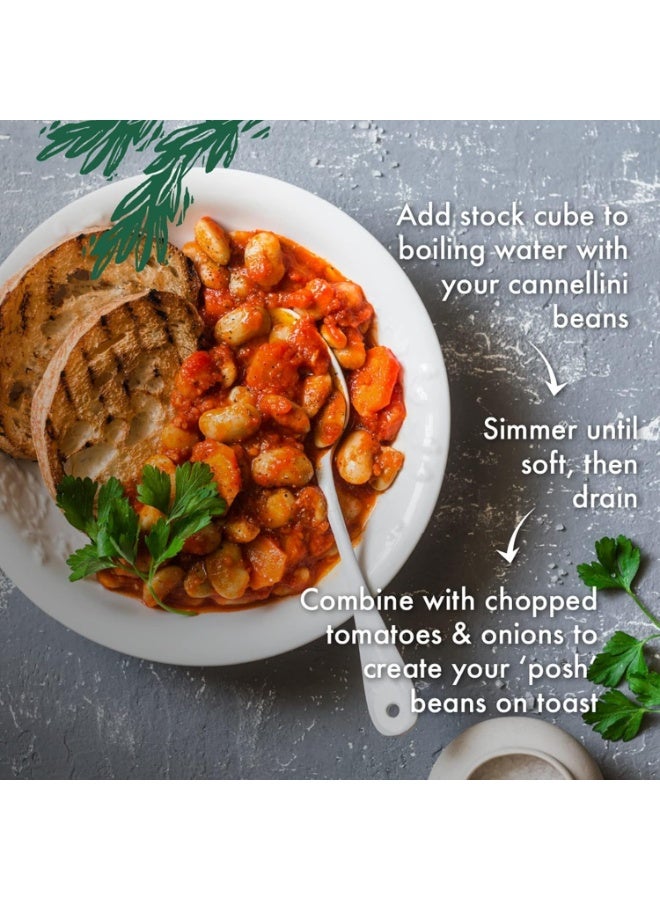 كالو 6 مكعبات مرق فطر عضوي، خالي من الغلوتين، مناسب للنباتيين ومناسب لمرضى الاضطرابات الهضمية، بدون ألوان أو نكهات أو مواد حافظة اصطناعية، مرق خضار فاخر للمرق وصلصة الحساء والمرق 66 جم - Image 3