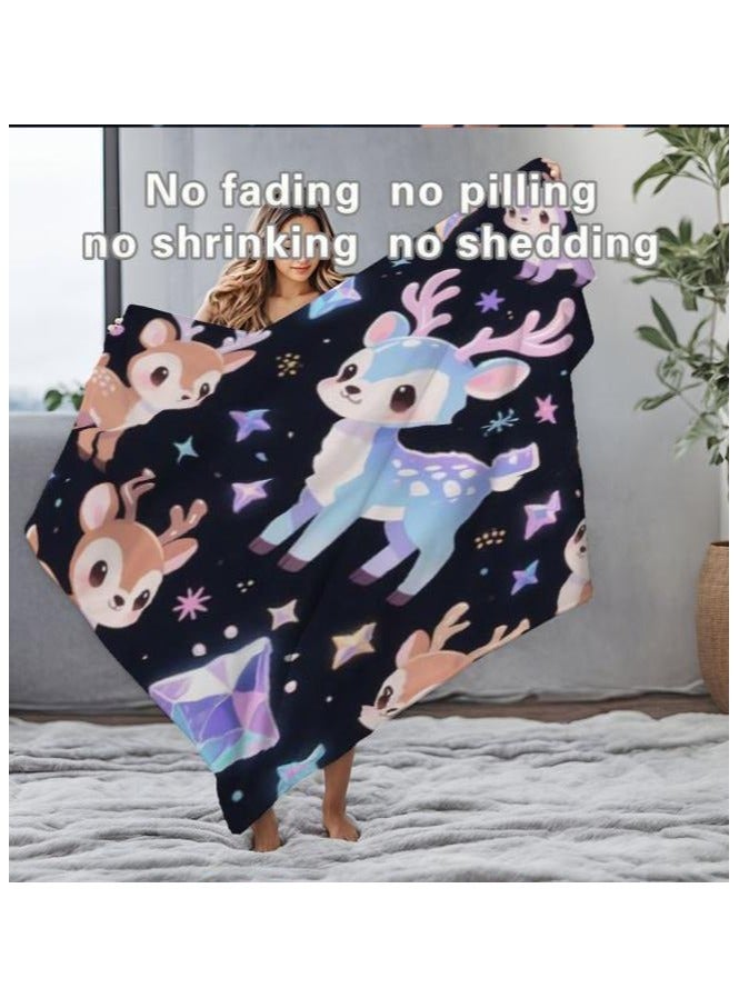 general Children's or student cartoon flannel thin blanket (warm and comfortable, suitable for sleep, games) 100cm*150cm - Image 1