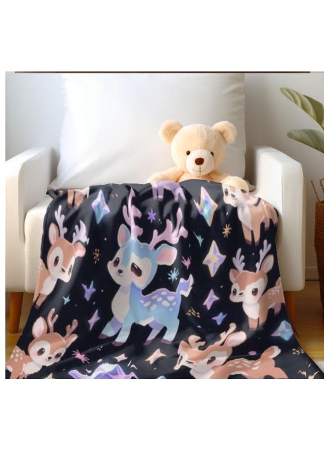 general Children's or student cartoon flannel thin blanket (warm and comfortable, suitable for sleep, games) 100cm*150cm - Image 5