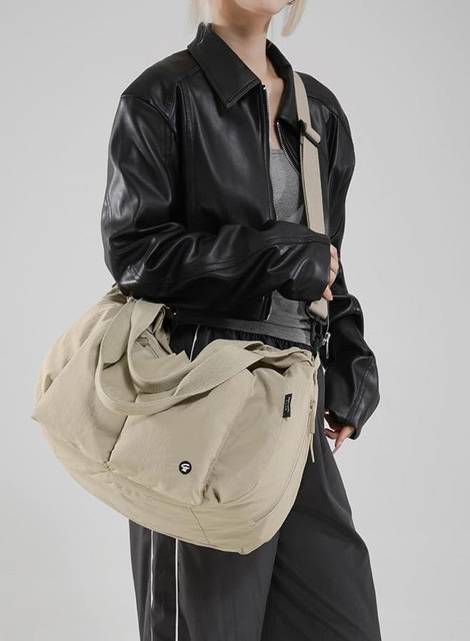 Avilego Large Tote Bag for Women Slouchy Waterproof Nylon Shoulder Hobo Bag Purses Satchel Crossbody Bag for Work Commute Shopping - Image 3