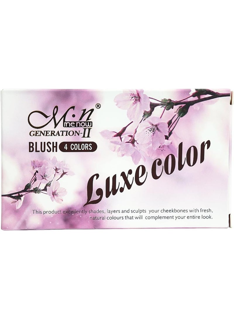 Mn MENOW Luxe Color Blush Palette 4 Color - Image 3