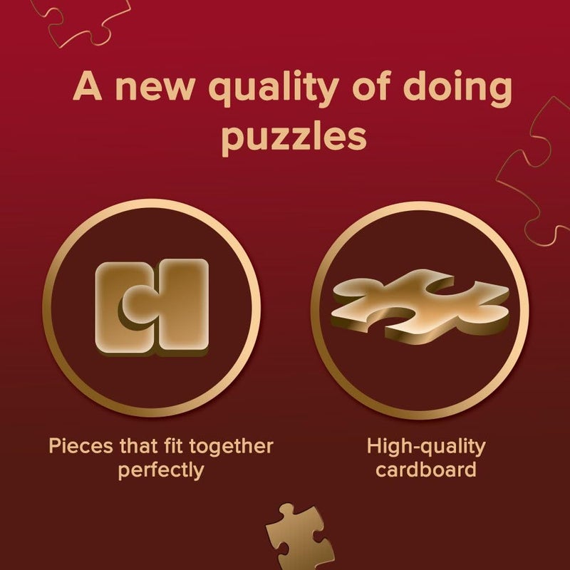 Trefl Four Seasons 1000 Jigsaw Puzzle, Premium Plus, Tea Time 27"x19" A Series of Painted Nostalgic Pictures, Perfect Matching of Elements, for Adults and Children from 14 Years Old - Image 5