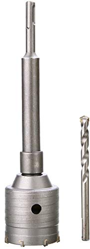 Inditrust 75mm Concrete Wall Drill Bit Hole Saw Cutter +300mm Connecting Rod With Wrench For Brick Cement Stone - Image 2