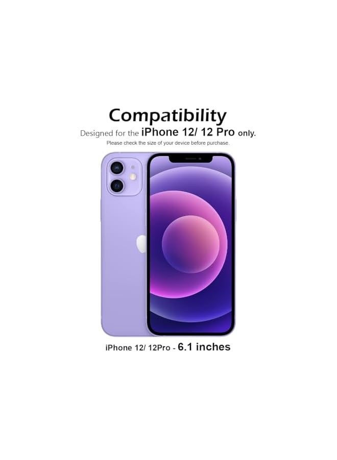 PROMASS Privacy Screen Protector For iPhone 12/12 Pro 9H Hardness Anit Spy Tempered Glass Film [100% Privacy Protection], Bubble Free Easy Installation, Full Coverage And Anti Scratch - Image 2