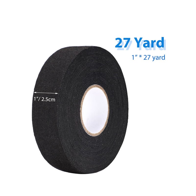 SOLARAE Hockey Tape, 1" x 27 Yard Adhesive Cloth Tape, Hokey Stick Blade Handle Shaft Bat Sports Tape, Non-Slip Grip Wrap for Ice Hockey, Field Hockey, Roller Hockey, Lacrosse - Image 5