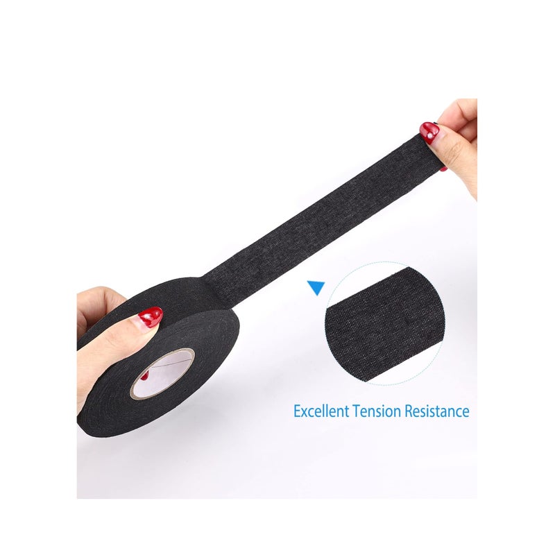 SOLARAE Hockey Tape, 1" x 27 Yard Adhesive Cloth Tape, Hokey Stick Blade Handle Shaft Bat Sports Tape, Non-Slip Grip Wrap for Ice Hockey, Field Hockey, Roller Hockey, Lacrosse - Image 2