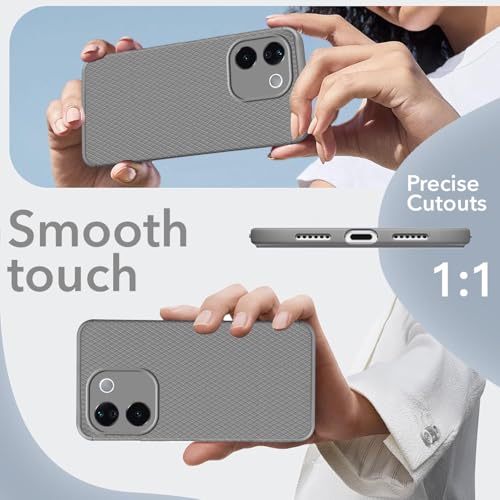 Jkobi Back Cover Case for Vivo T3 Pro (Liquid Silicone | Side Grip | Camera Protection) - Image 2