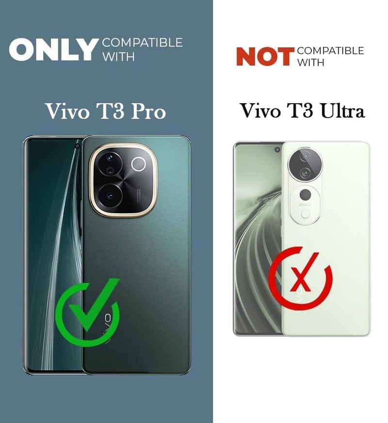 Jkobi Back Cover Case for Vivo T3 Pro (Liquid Silicone | Side Grip | Camera Protection) - Image 4