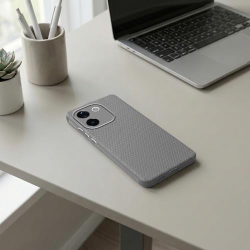 Jkobi Back Cover Case for Vivo T3 Pro (Liquid Silicone | Side Grip | Camera Protection) - Image 5