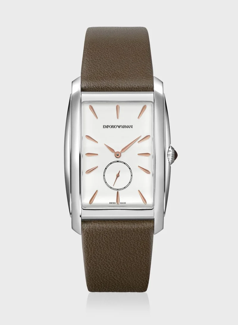 EMPORIO ARMANI Pu Strap Analog Watch