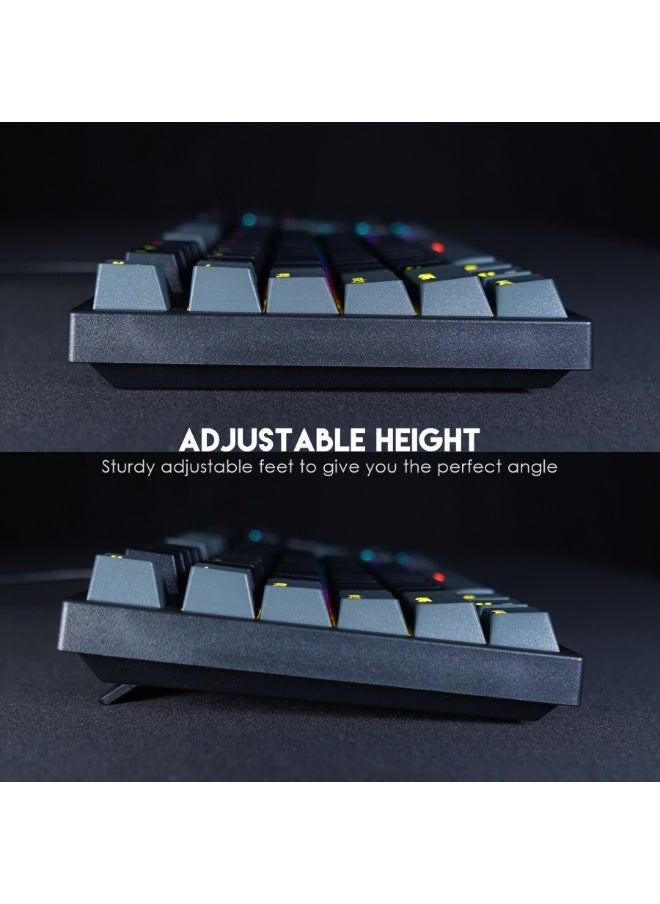 FANTECH ATOM 87 MK876 V2 RGB TKL SUMI EDITION WIRED MECHANICAL GAMING KEYBOARD  - Image 5