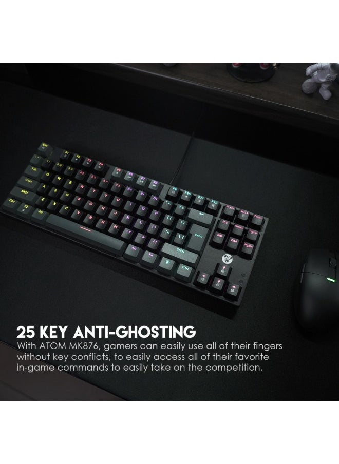 FANTECH ATOM 87 MK876 V2 RGB TKL SUMI EDITION WIRED MECHANICAL GAMING KEYBOARD  - Image 3