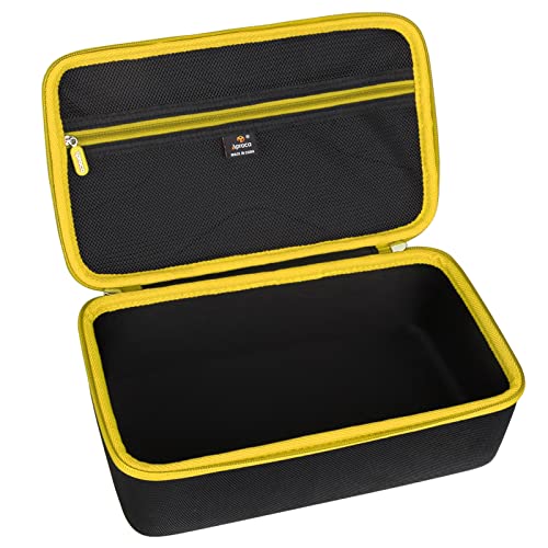 Aproca Tire Inflator Case Compatible with AstroAI Portable Air Compressor Tire Air Pump and Accessories-Black with Yellow zipper (Case Only) - Image 2