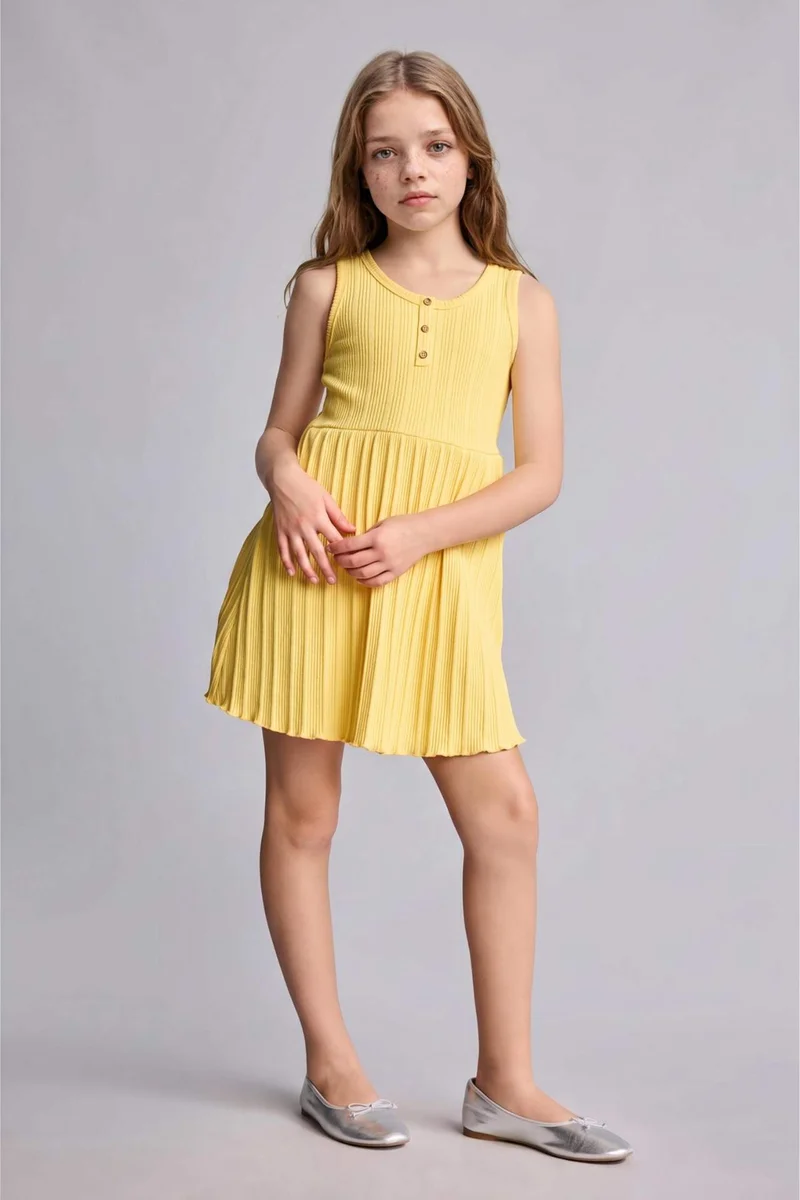 ديفاكتو Girl Sleeveless Dress