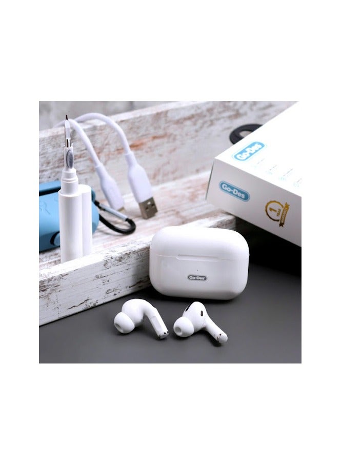 GO-DES True Wireless Earphones | High-Quality Stereo Sound, Noise Isolation, Touch Control & Siri Support  - Image 3
