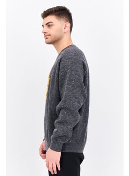 Champion Men Sportswear Fit Long Sleeves Outdoor Sweatshirt, Grey Heather  - Image 2
