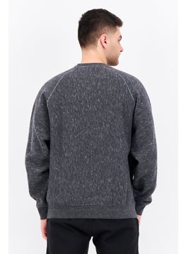 Champion Men Sportswear Fit Long Sleeves Outdoor Sweatshirt, Grey Heather  - Image 3