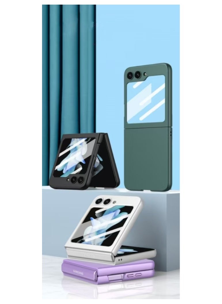 Captaintech Shockproof Samsung Galaxy Z Flip 5 Case - Heavy Duty Protective Cover for Z Flip 5 5G | Rugged Slim Armor Phone Shell  - Image 5
