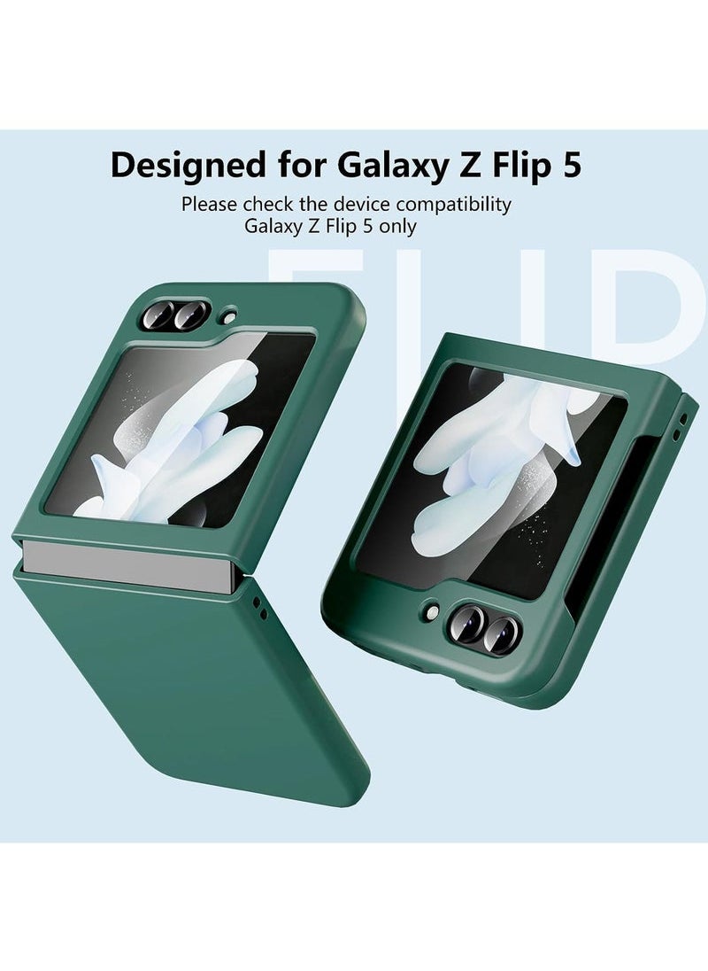 Captaintech Shockproof Samsung Galaxy Z Flip 5 Case - Heavy Duty Protective Cover for Z Flip 5 5G | Rugged Slim Armor Phone Shell  - Image 2
