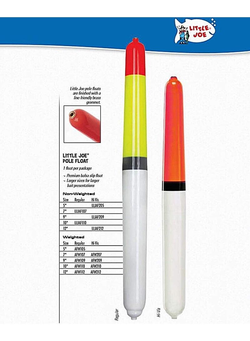 Little Joe Lindy Little Joe High Visibility Weighted Pole Floats - Image 2