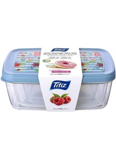 Titiz Meticulous Aria Storage Container Set of 4 "BPA-free!" Dishwasher safe  - Image 1