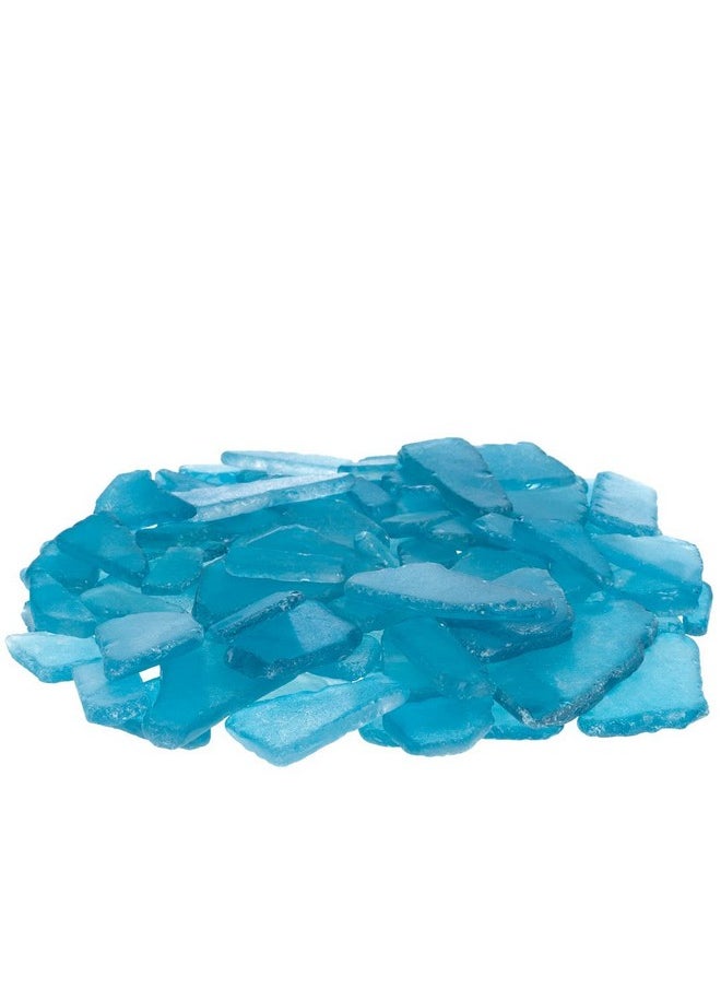 Nautical Crush Trading Sea Glass | Caribbean Blue Colored Sea Glass Mix | 11 Ounces Of Sea Glass For Art Crafts And Decor | Sea Glass Bulk  - Image 2
