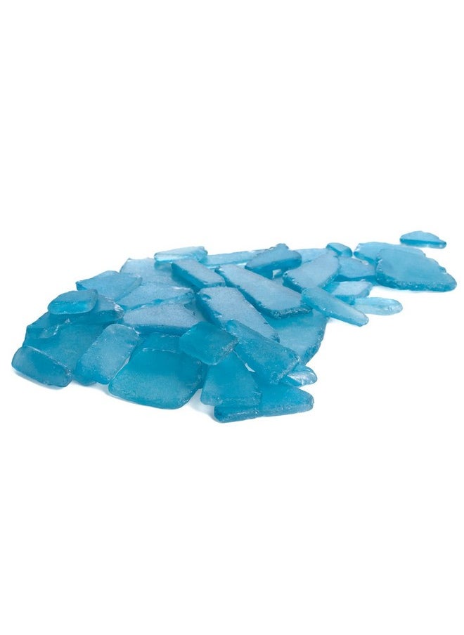 Nautical Crush Trading Sea Glass | Caribbean Blue Colored Sea Glass Mix | 11 Ounces Of Sea Glass For Art Crafts And Decor | Sea Glass Bulk  - Image 3