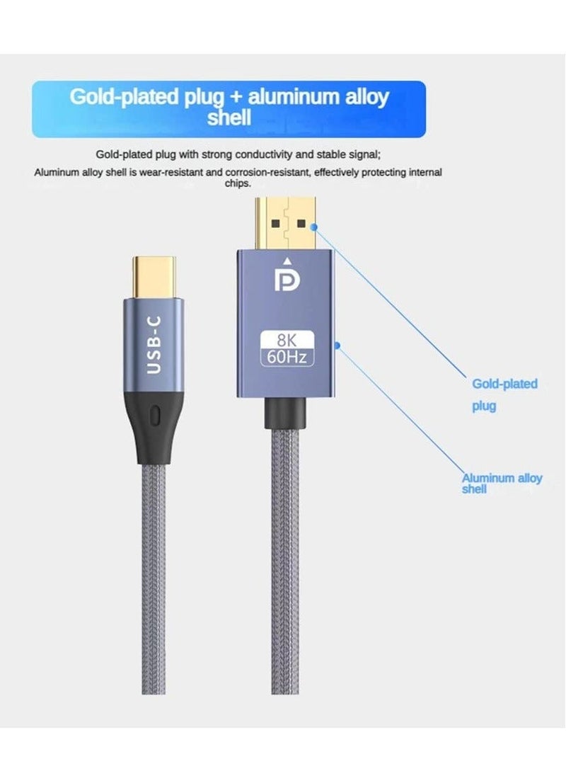 Excefore - Usb C to Displayport Bi-Directional Cable  Display Port - Image 1