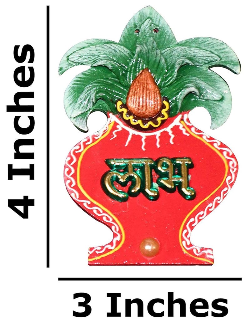 Natali Traders Toran for Door Entrance - Home Decor - Wooden Shubh Labh for House Warming - Bandarwal for Main Door, Pooja Room - Image 3