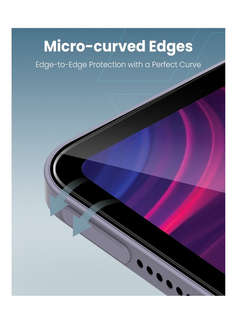 Moxedo Ultra Shield Tempered Glass Screen Protector HD Clear 9H Hardness Micro Curved Edges with Installation Guide for Apple iPad Mini 6 (2021) - Image 2
