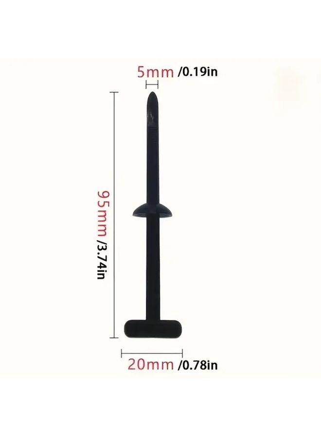 50Pcs Heavy Duty Self Locking Cable Ties Black For Automotive Electrical DIY - Image 4