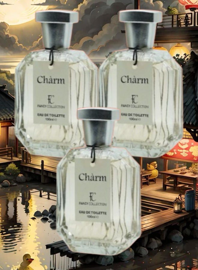 فانسي كوليكشون 3 قطع عطر تشارم 100مل - Image 1