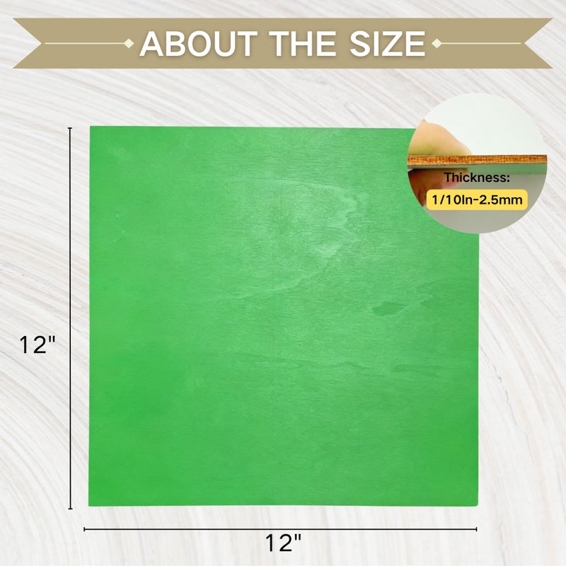 Mroy mio 15 Pack Colored Double-Sided Plywood Sheets, Solid Color Craft Wood for Laser Cutting, Engraving, Model Making, DIY Art, Scroll Saw Projects,12x12x1/10 Inch, 2.5mm - Image 2