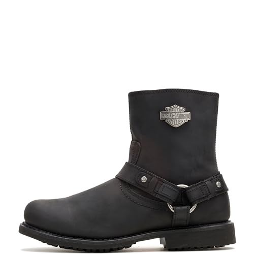 HARLEY DAVIDSON Harley-Davidson mens Scout Leather Motorcycle Harness Casual Boot, Black, 7 - Image 2