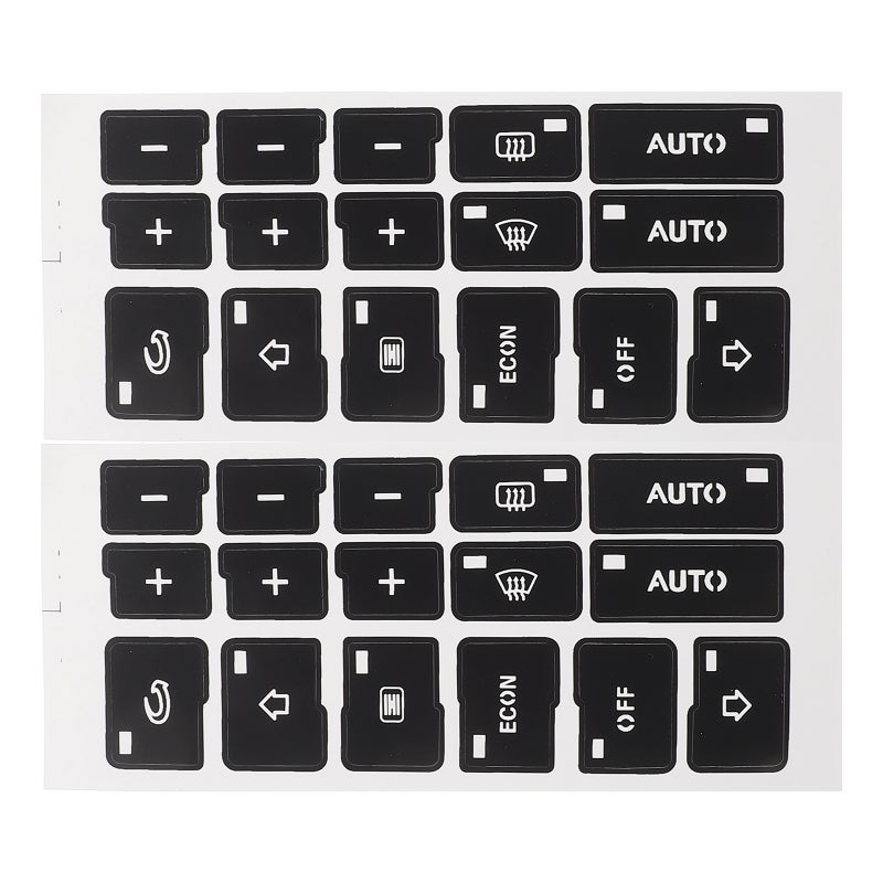 Automotive Decals, Durable Stickers for Car Buttons Restoration, Easy Installation - Image 4