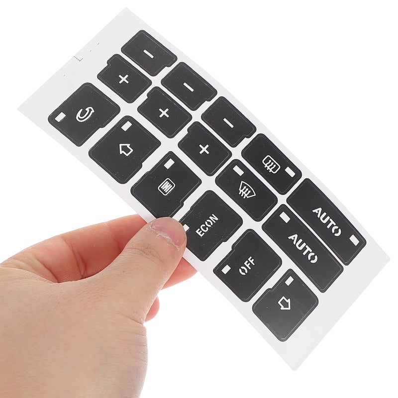 Automotive Decals, Durable Stickers for Car Buttons Restoration, Easy Installation - Image 3