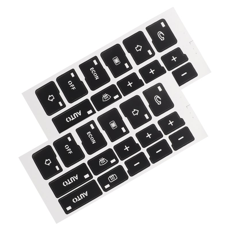 Automotive Decals, Durable Stickers for Car Buttons Restoration, Easy Installation - Image 5