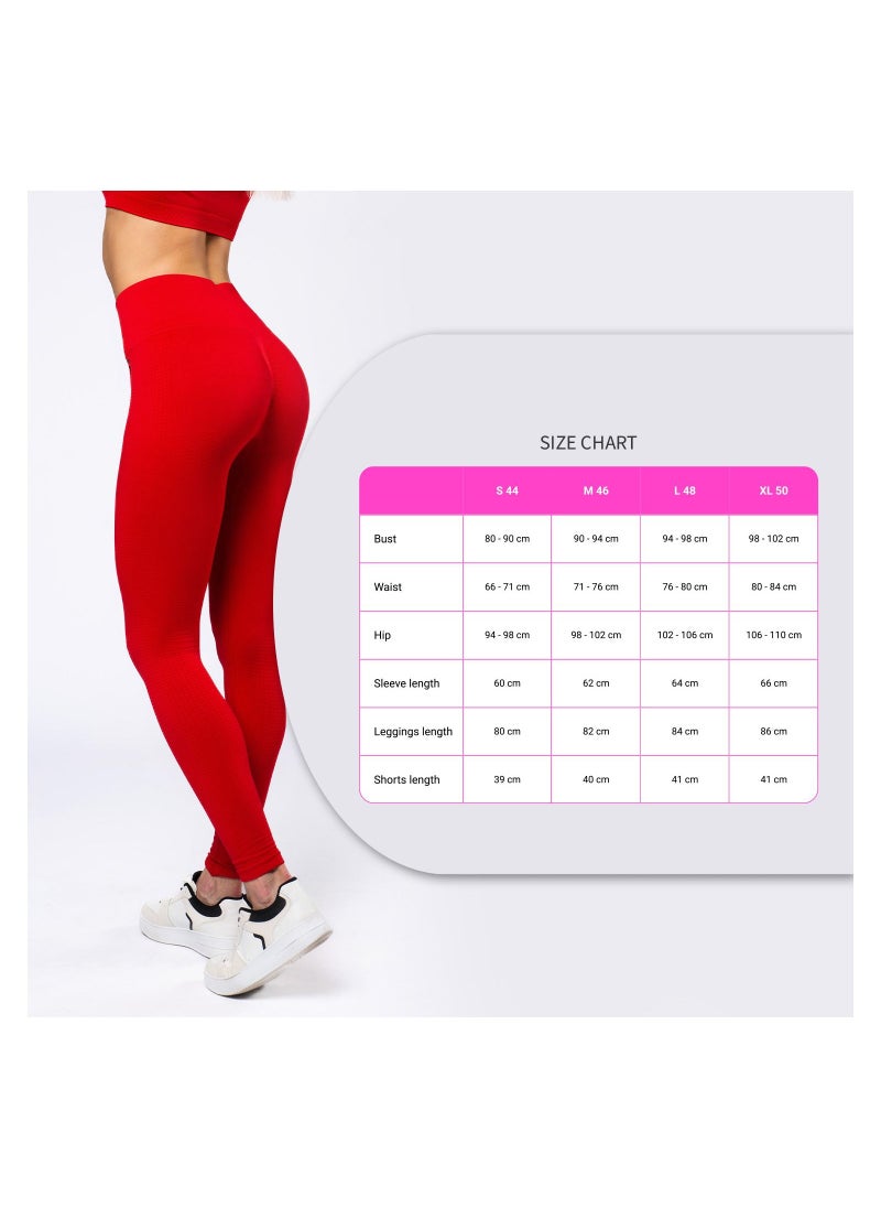 Bernessi Nylon Yoga Leggings for Women High Waisted Ladies Sports Workout Running Fitness Gym Pants with Tummy Control Textured Blue  - Image 5