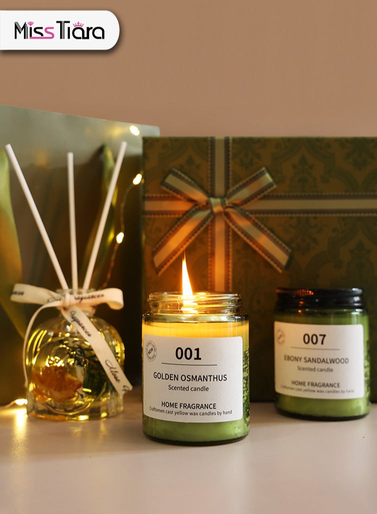 Set of 7 Gifts Scented Candles Gift Box Soy Candles Scented Candle Gift Box Set for Birthday gift Wedding Party Souvenir  Bathroom Yoga