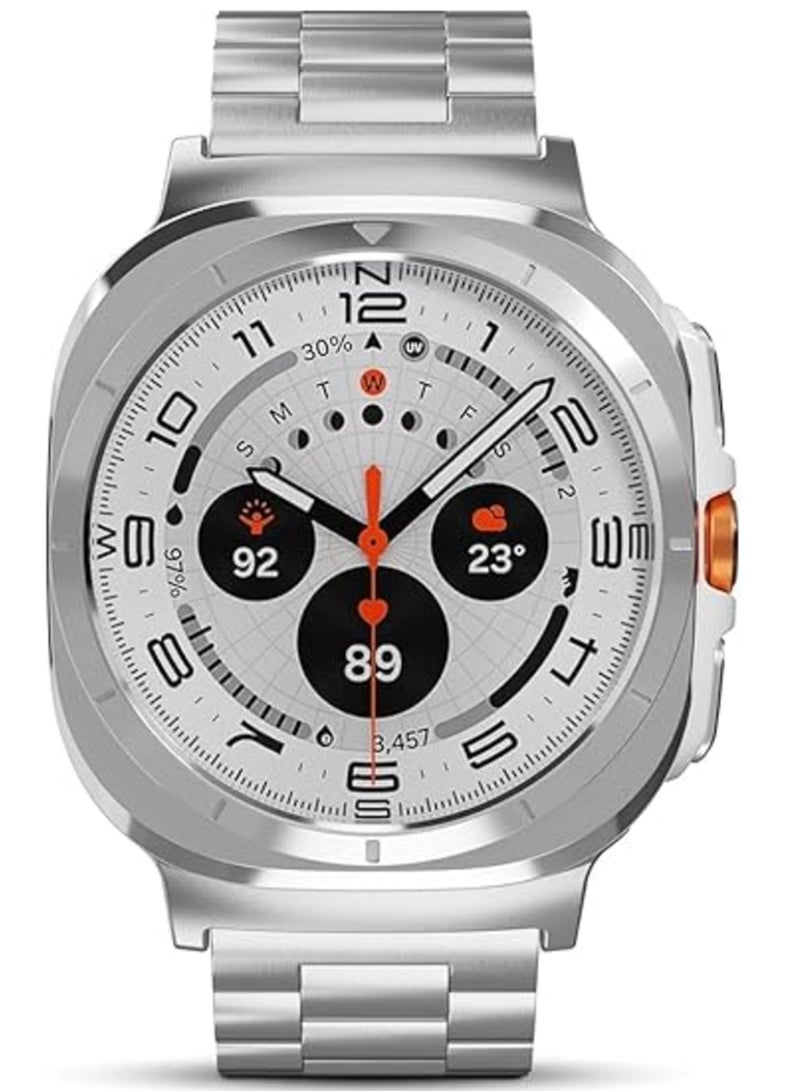 JAJEEK Premium Metal Band for Watch Ultra 47mm (2024) – Durable Stainless Steel Adjustable Strap for Men & Women - Image 3