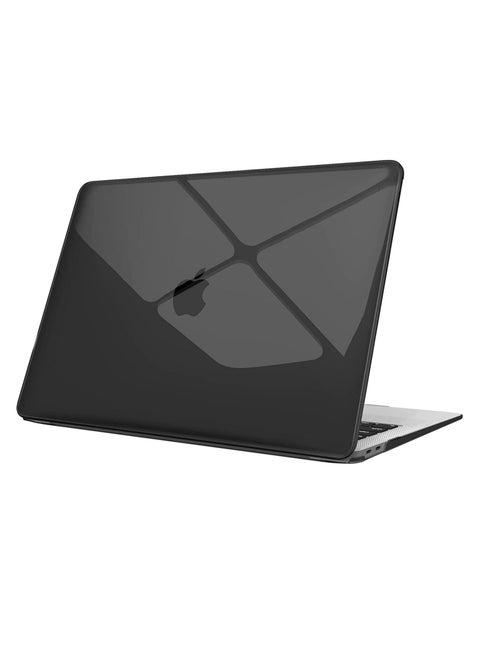Case Compatible with MacBook Air 13 (2018-2020 Release) A2337(M1)/A2179/A1932, Ultra Thin Hard Shell Protective Snap Case Compatible with MacBook Air 13 Inch Retina, Black