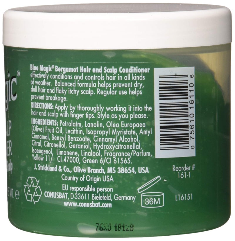 Blue Magic Bergamot Hair & Scalp Conditioner, 12 oz (340 g) (Pack of 6) - Image 2