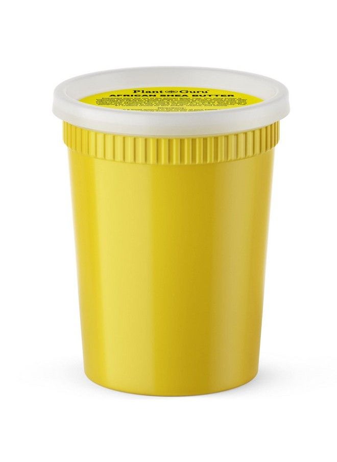 Plant Guru - Raw African Shea Butter 32 Oz Bulk 100% Pure Natural Unrefined Yellow Ideal Moisturizer For Dry Skin Body Face And Hair Growth Great For Diy Soap And Lip Balm Making - Image 1